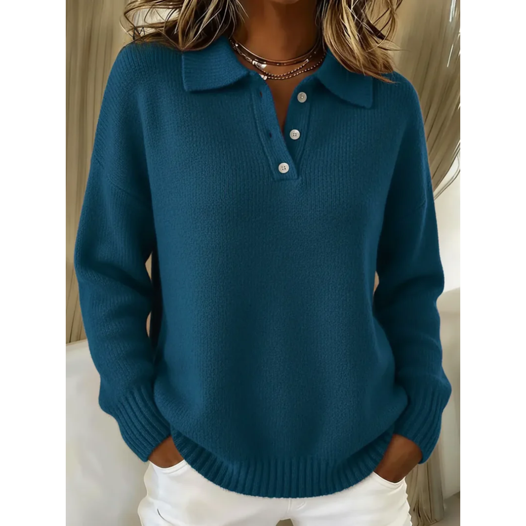 Marina | Maglione Morbido con Colletto