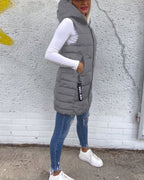Julia | Mouwloze Gewatteerde Jas