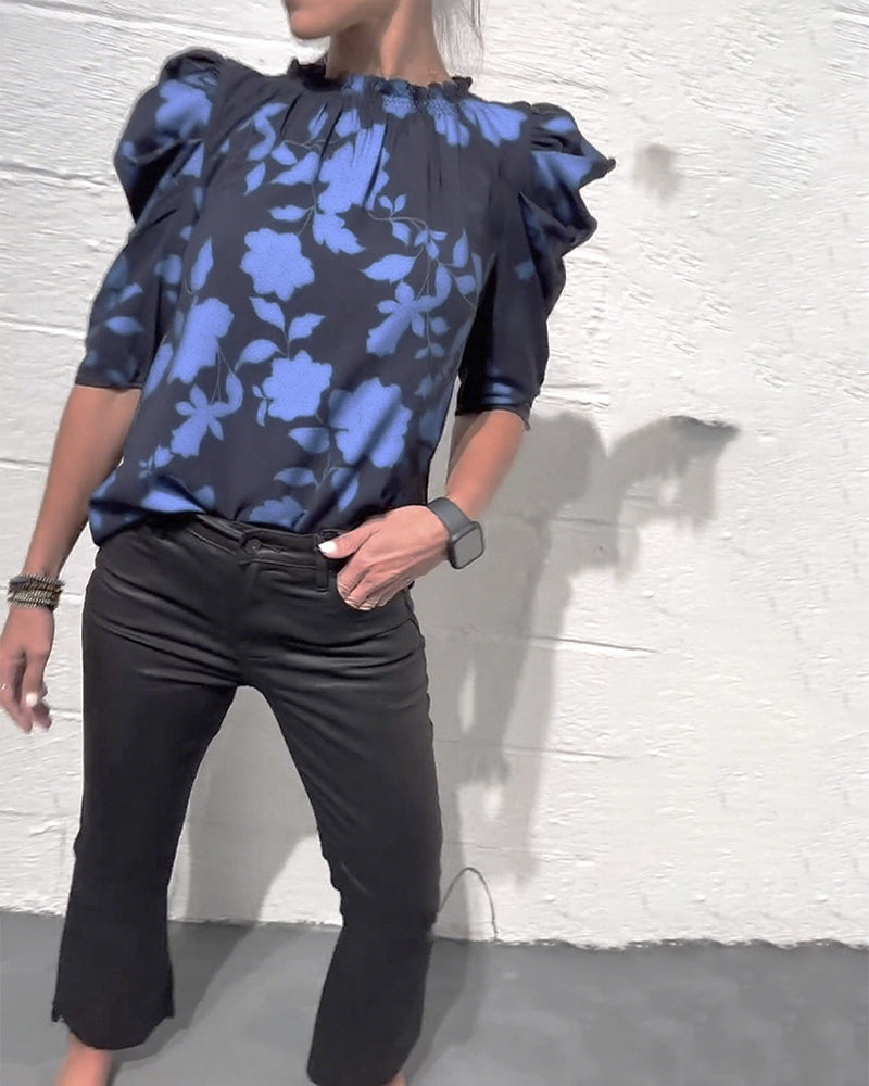 Nina | Blouse Pompmouw Ruche