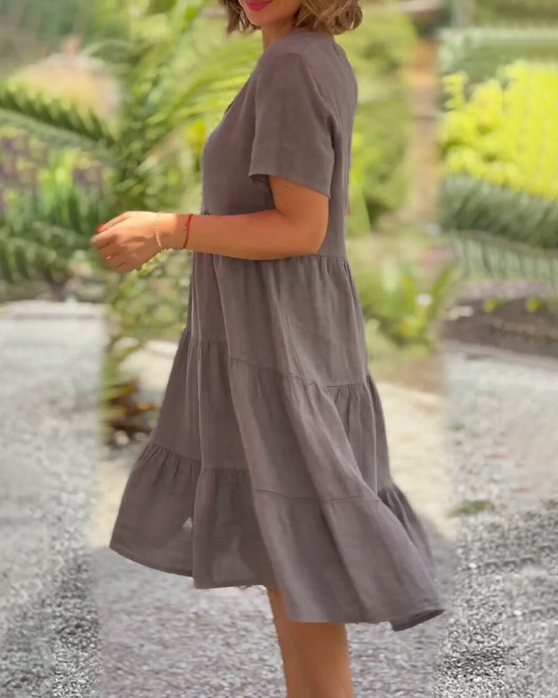 Hana™ – Midi kjole casual