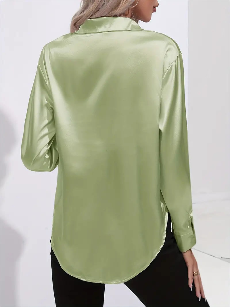 LALUNA® | BLUSA IN RASO