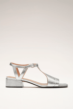 Sereno | Zilveren Zomersandalen