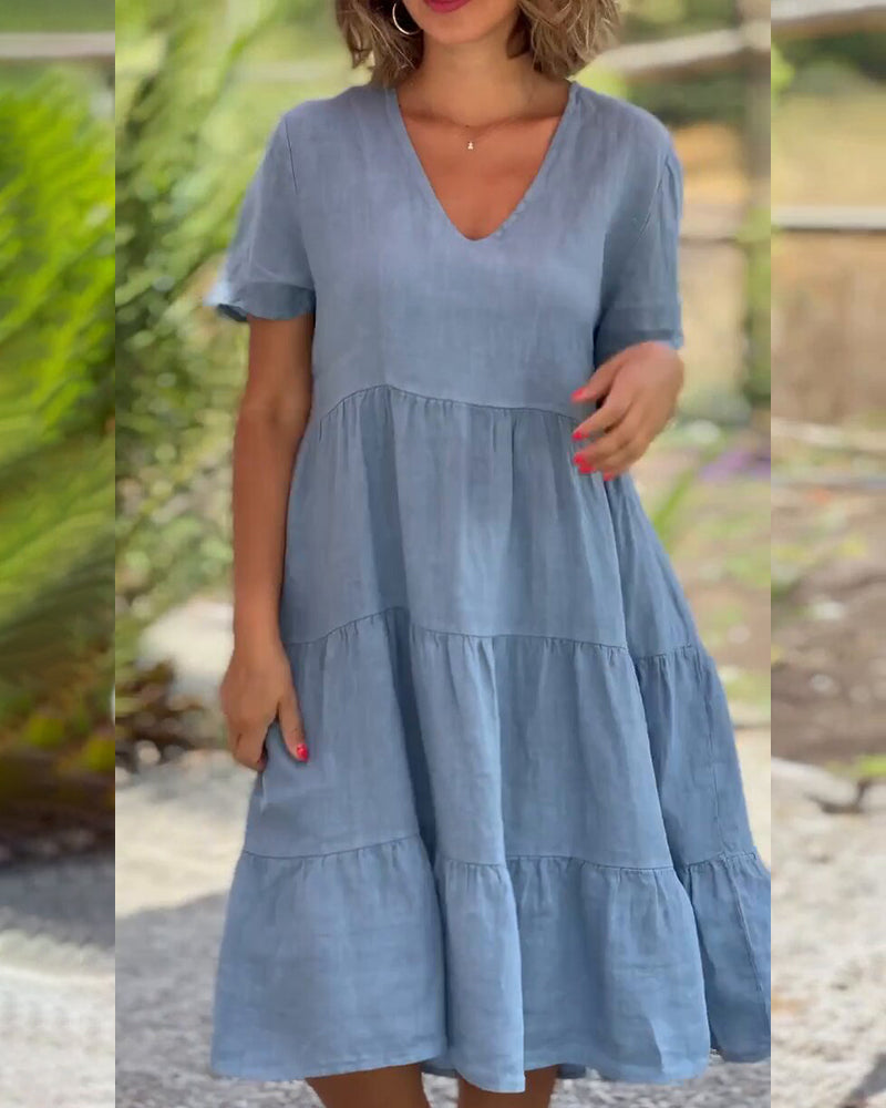 Hana™ – Midi kjole casual
