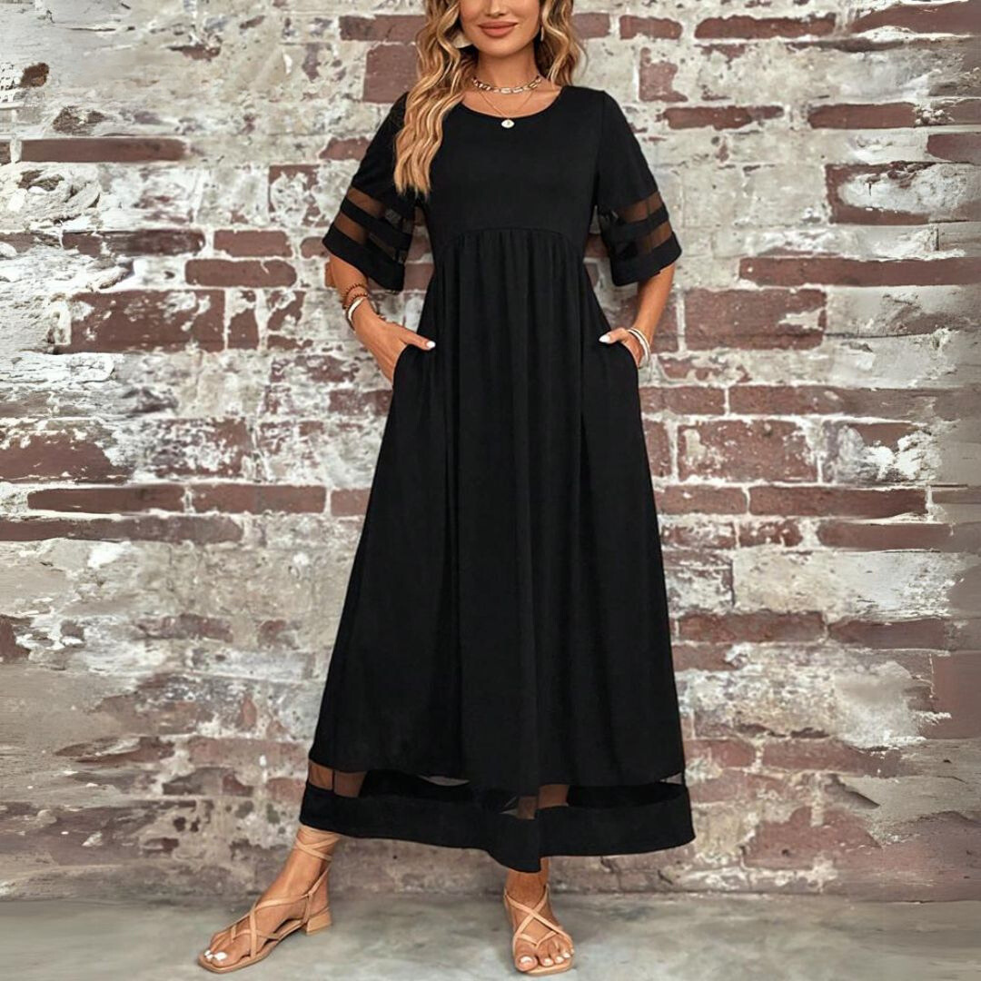Nina | Flatterende Midi Jurk