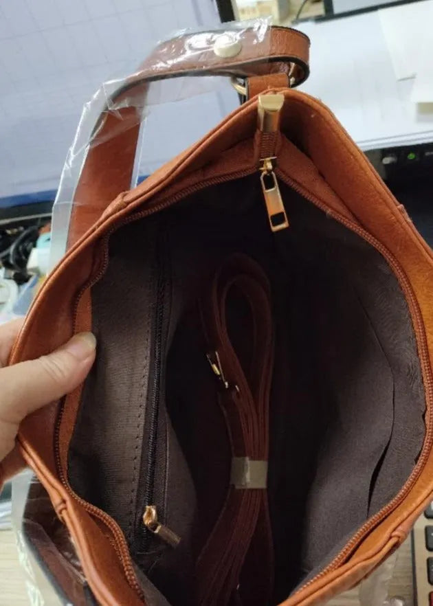Nina | Stijlvolle Vintage Leren Tas