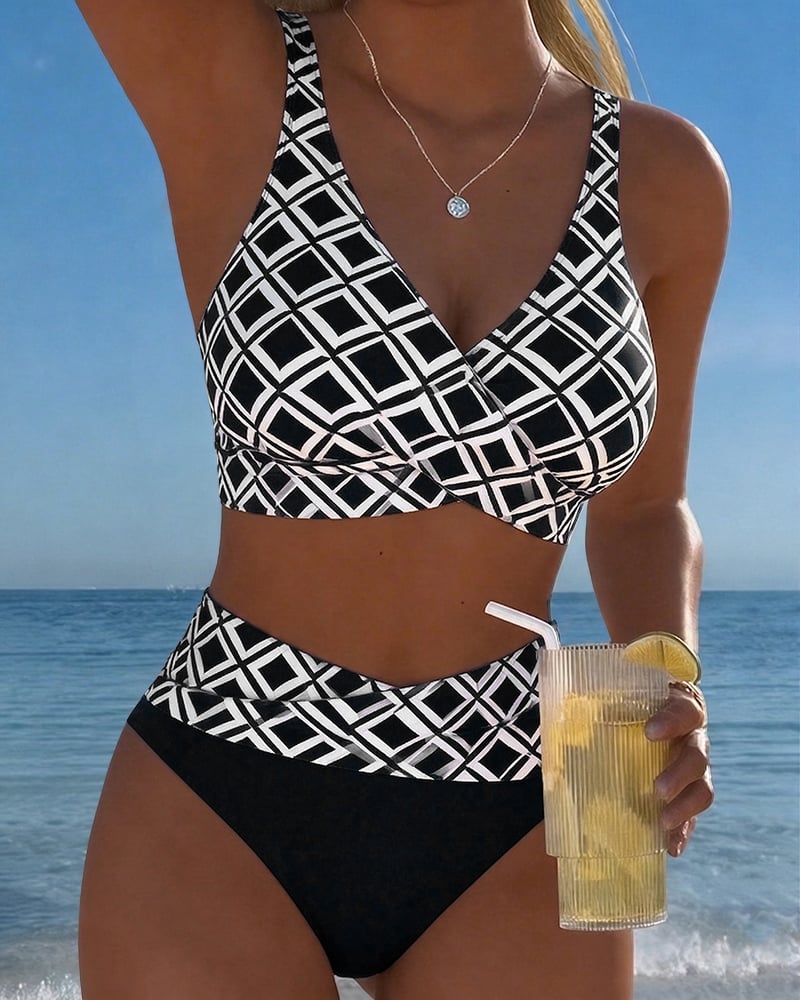 Il bikini adorabile ha incontrato Bh-Snit in Diamantpatron