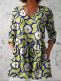Galina | Blusa lunga con scollo a V
