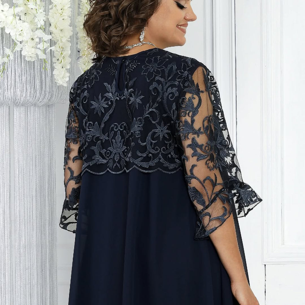 Lirona™ – Midikjole casual chic