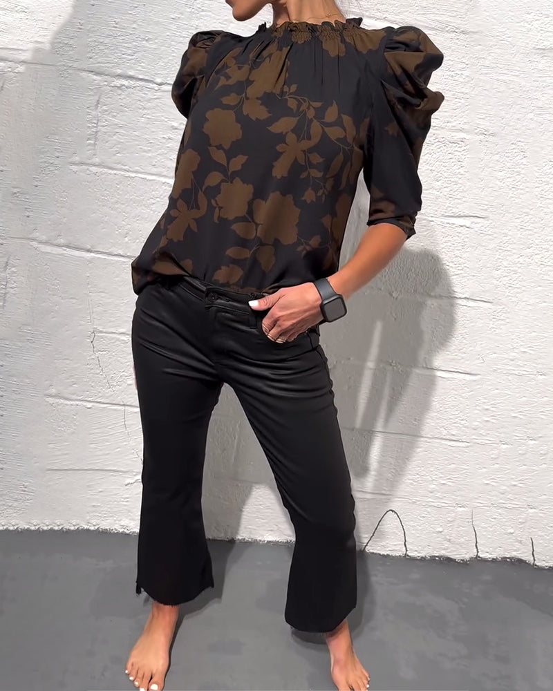 Nina | Blouse Pompmouw Ruche