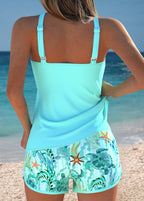 Agnese | Elegante Costume da Bagno con Stampo Oceano