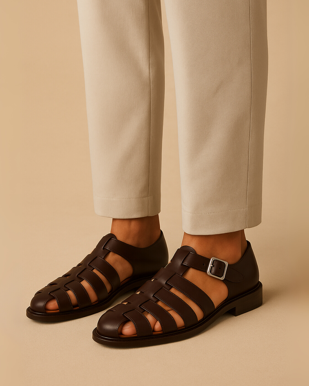 Joost | Premium Leren Sandalen voor Heren