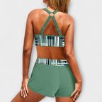 Juliana - Bikini a vita alta con struttura a coste