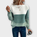 Vier™ - Elegante troje patchwork trefarvet