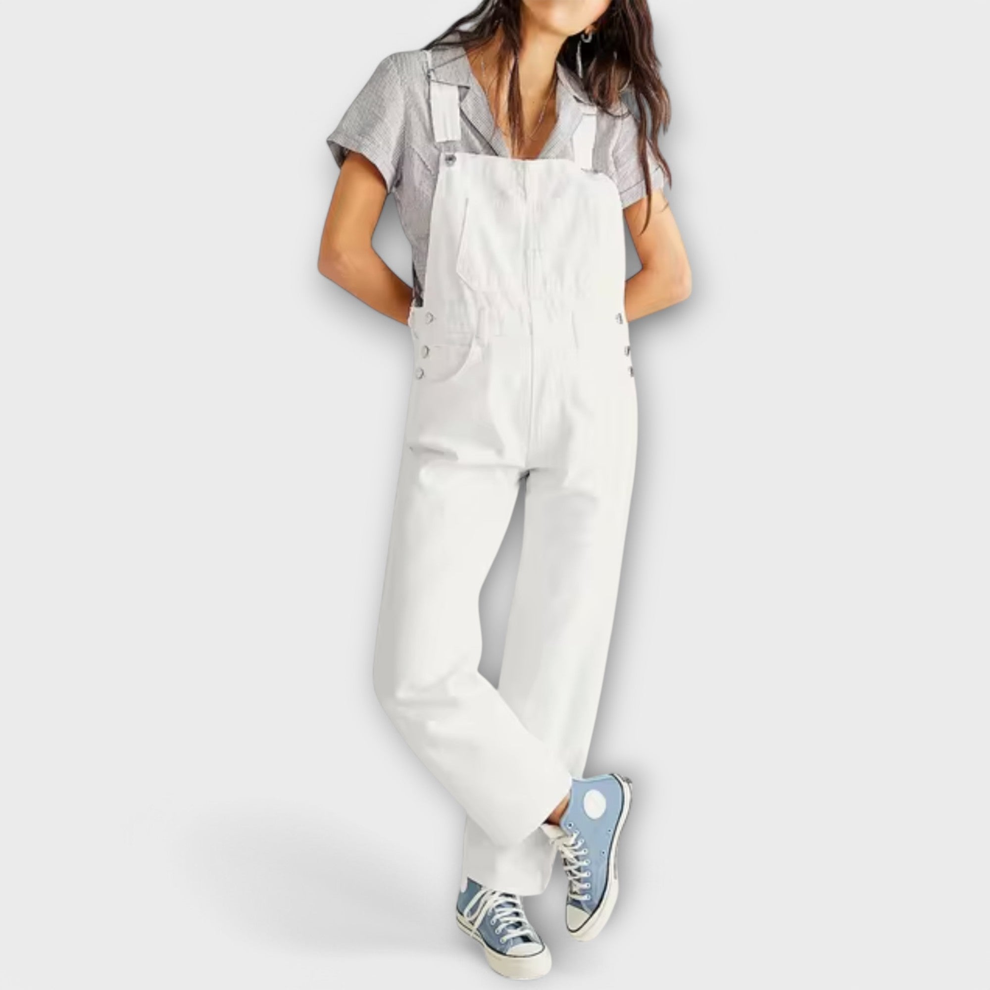 Kaelle™ - Salopette in denim Afslappet