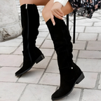 Ilse | Stijlvolle Suède Knieboots