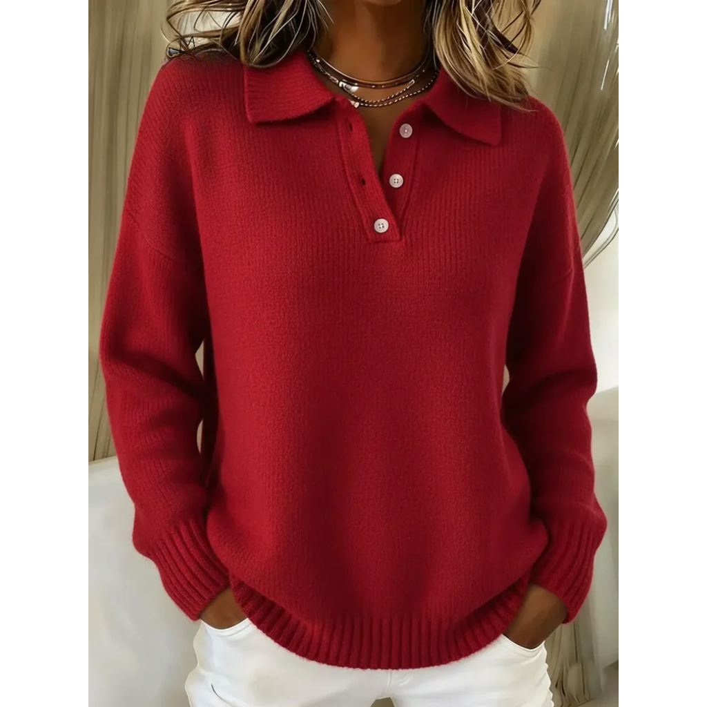 Marina | Maglione Morbido con Colletto