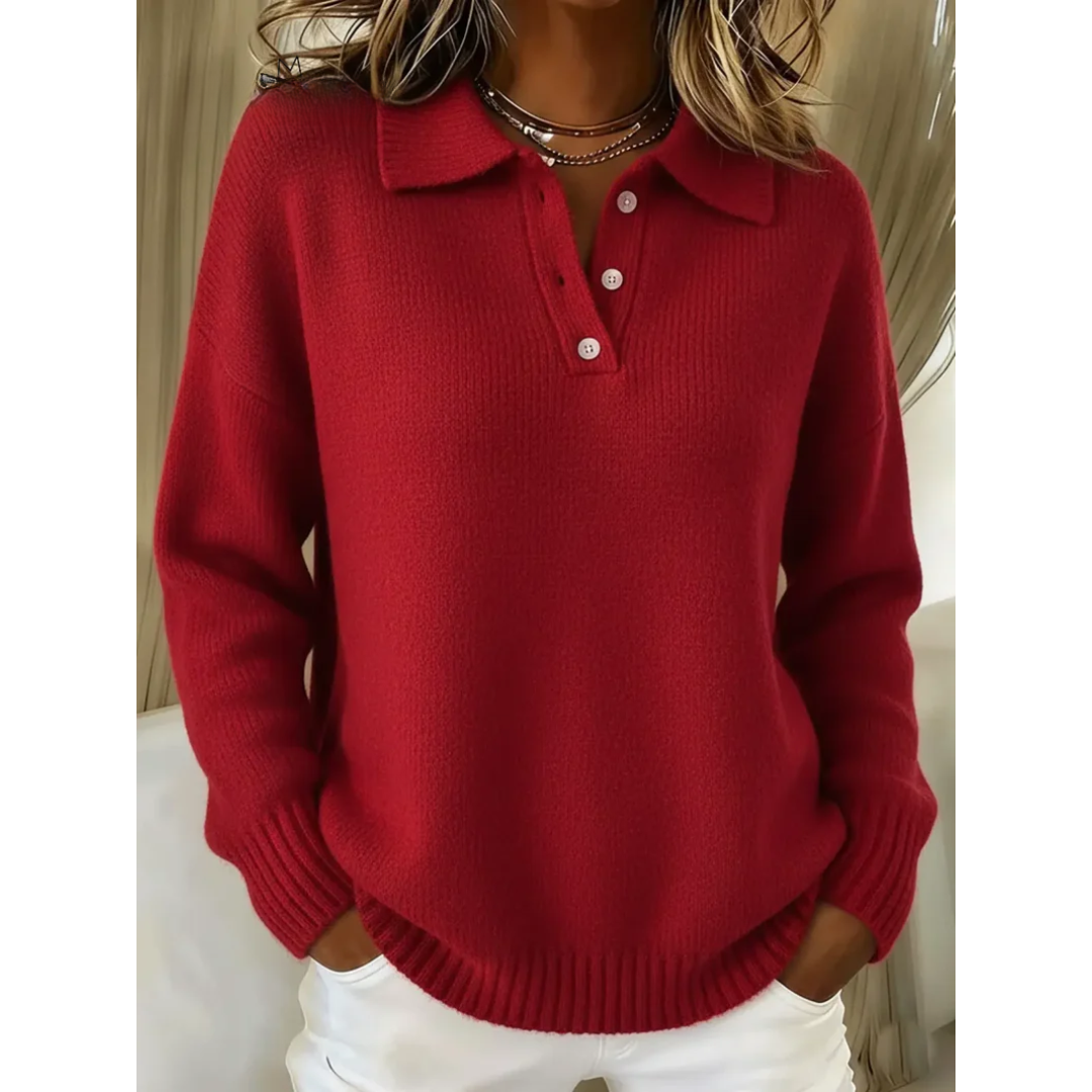 Marina | Maglione Morbido con Colletto