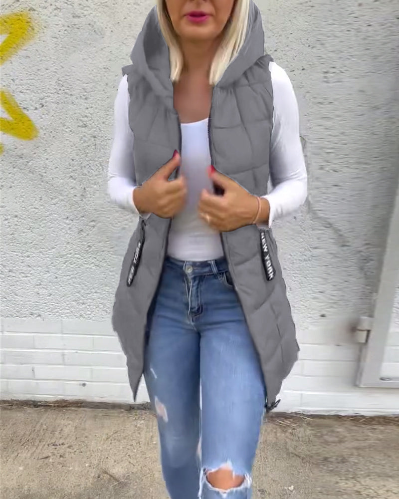Julia | Mouwloze Gewatteerde Jas