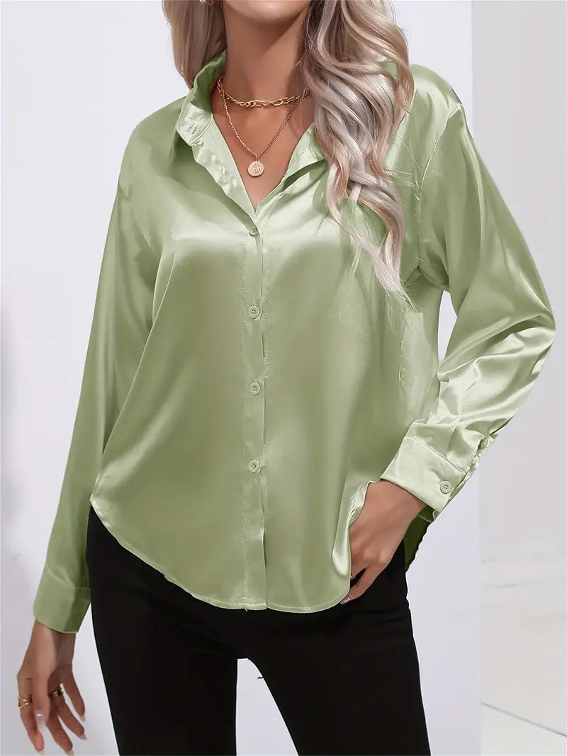 LALUNA® | BLUSA IN RASO