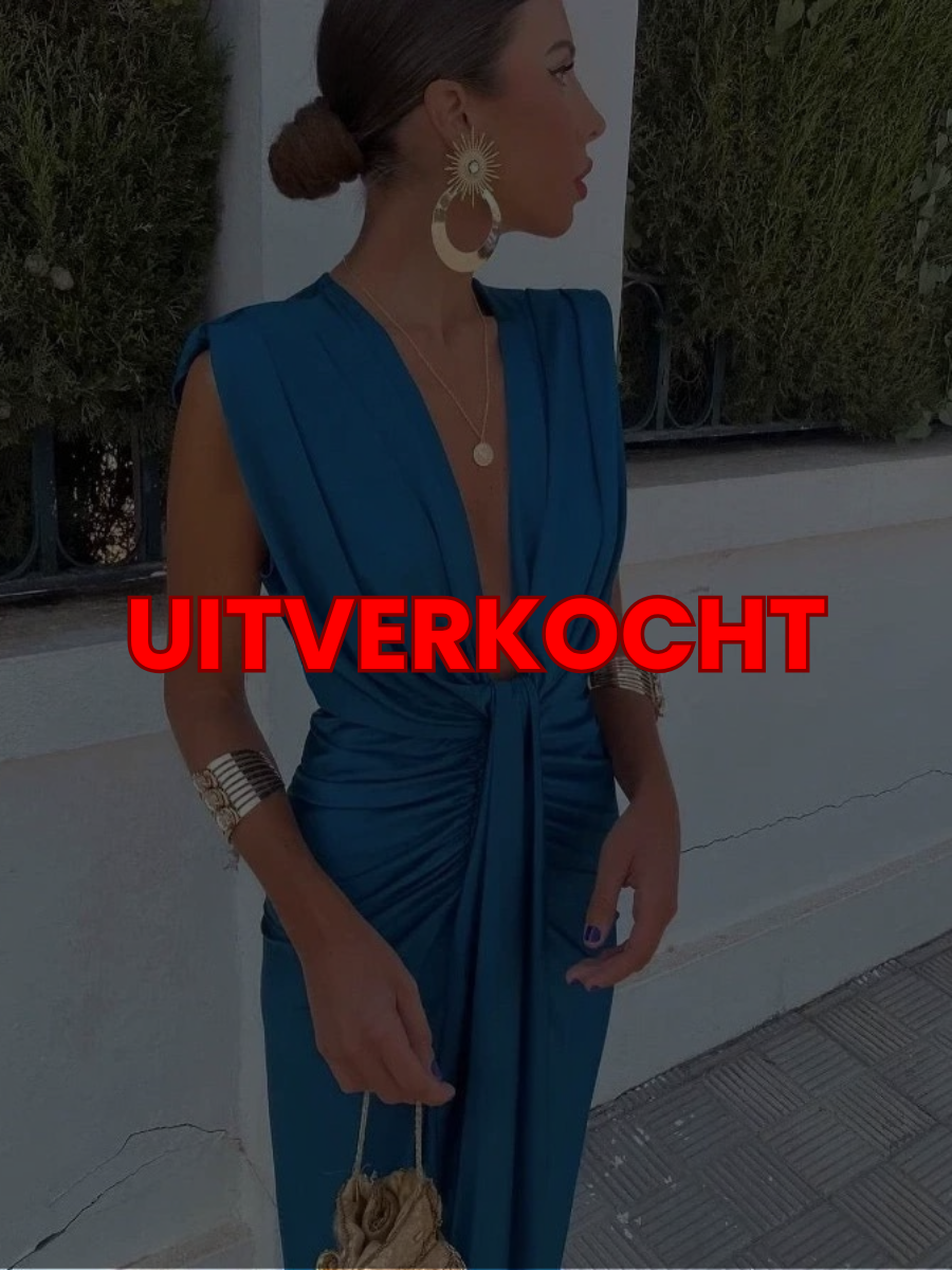 Cordella | Elegante drappeggio Jurk