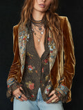Marcellina | Blazer Patchwork Stampa Floreale Vintage