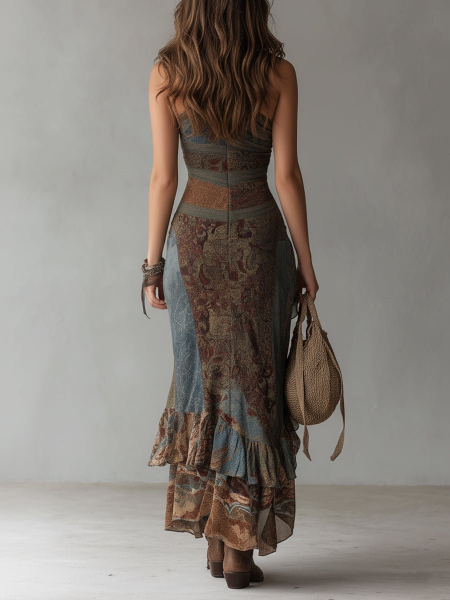Vero | Abito Maxi Floreale Vintage
