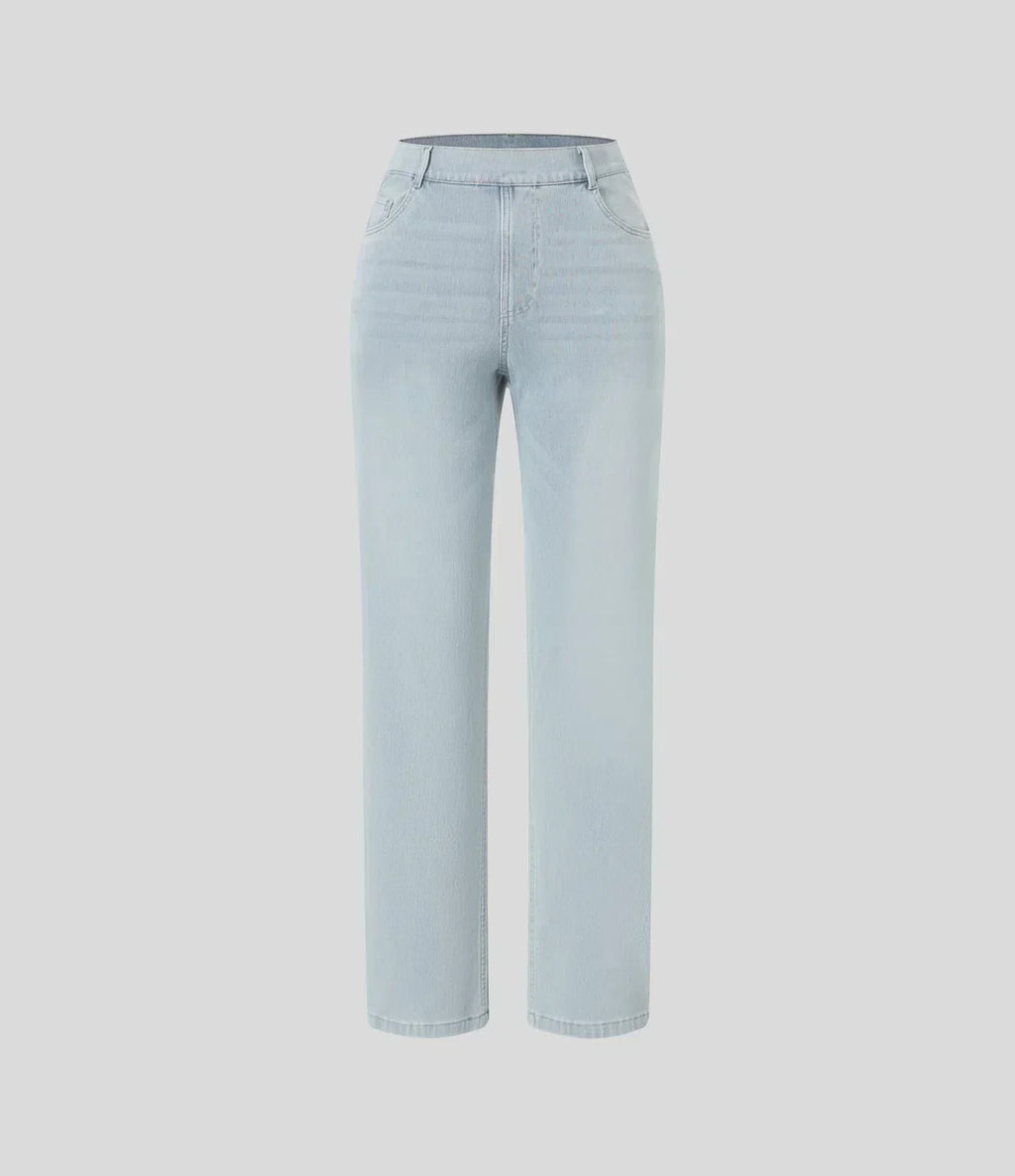 Lotte | Elastische en comfortabele broek met hoge taille