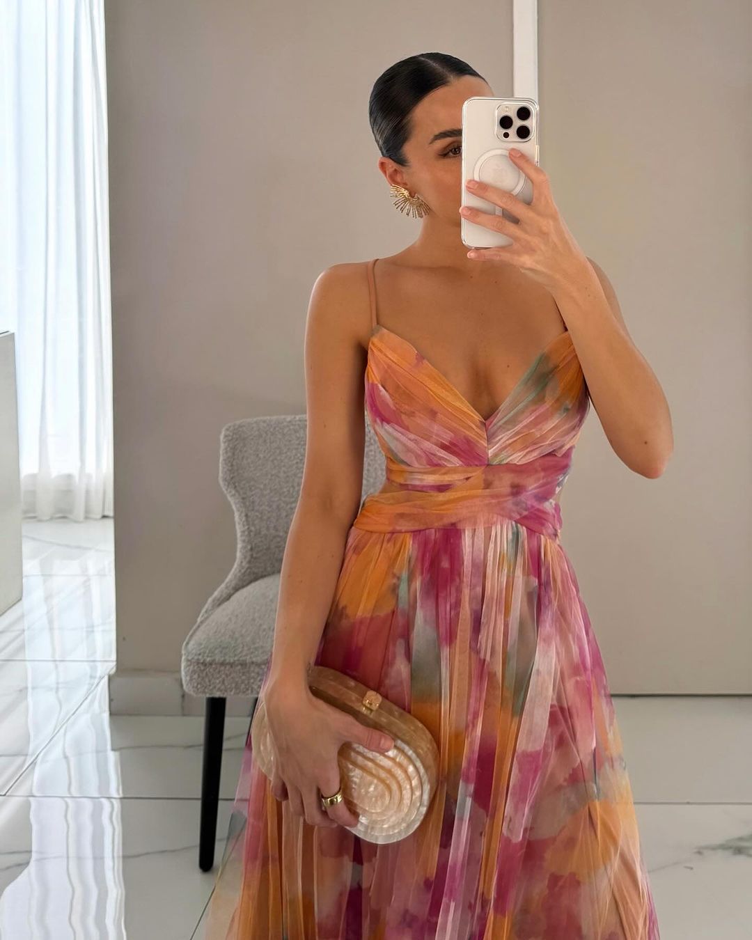 Victoria | Prachtige maxi jurk met bloemenprint