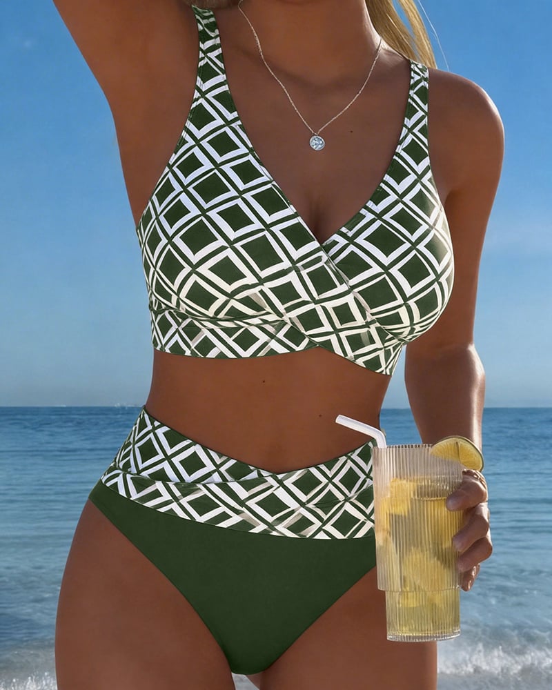 Il bikini adorabile ha incontrato Bh-Snit in Diamantpatron