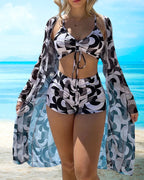 Lotte | 3-Delige Bikini Set met Print