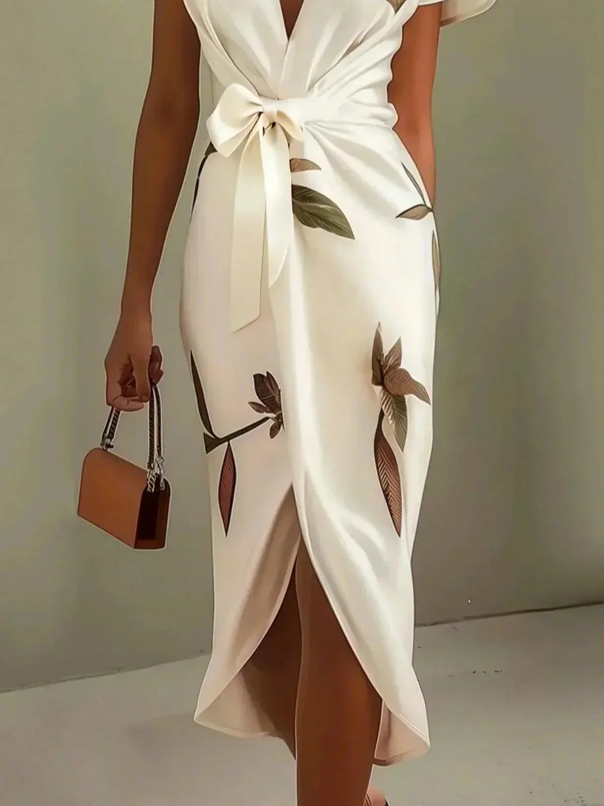 Elin™ | Elegante stampa floreale con stampa floreale