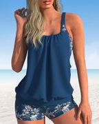 Filipa - Tankini classico con stampa floreale