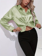 LALUNA® | BLUSA IN RASO