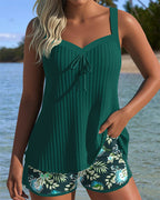 Paula - Stribet strand sæt