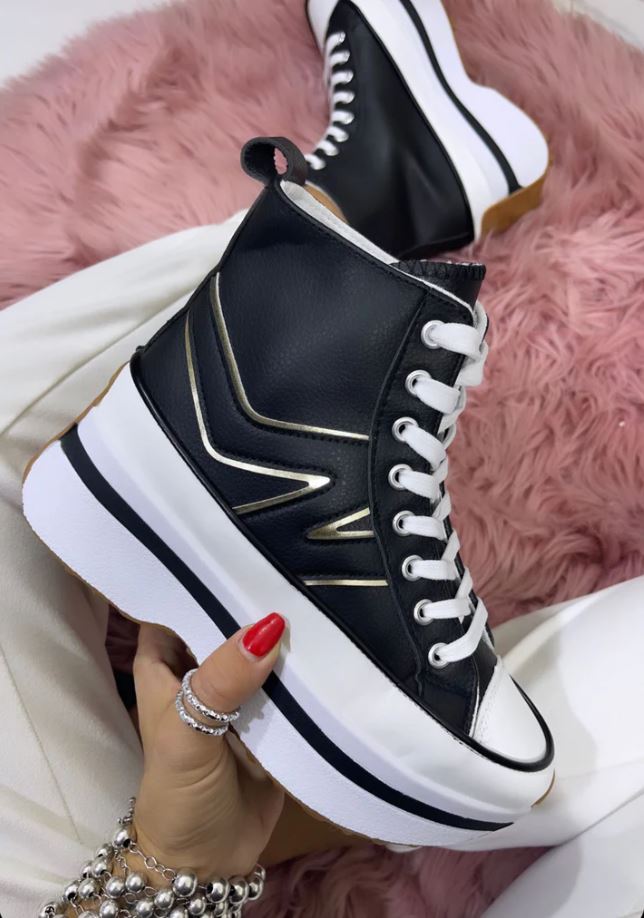 Scarpe da ginnastica con plateau Nyla