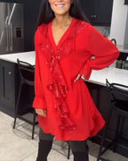 Lisa | Stijlvolle Blouse met Ruffles