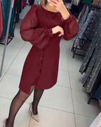 Eva | Elegante Effen Zomerse Jurk