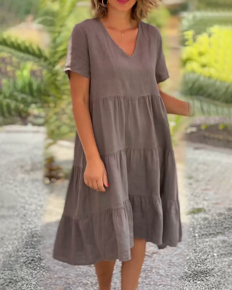 Hana™ – Midi kjole casual