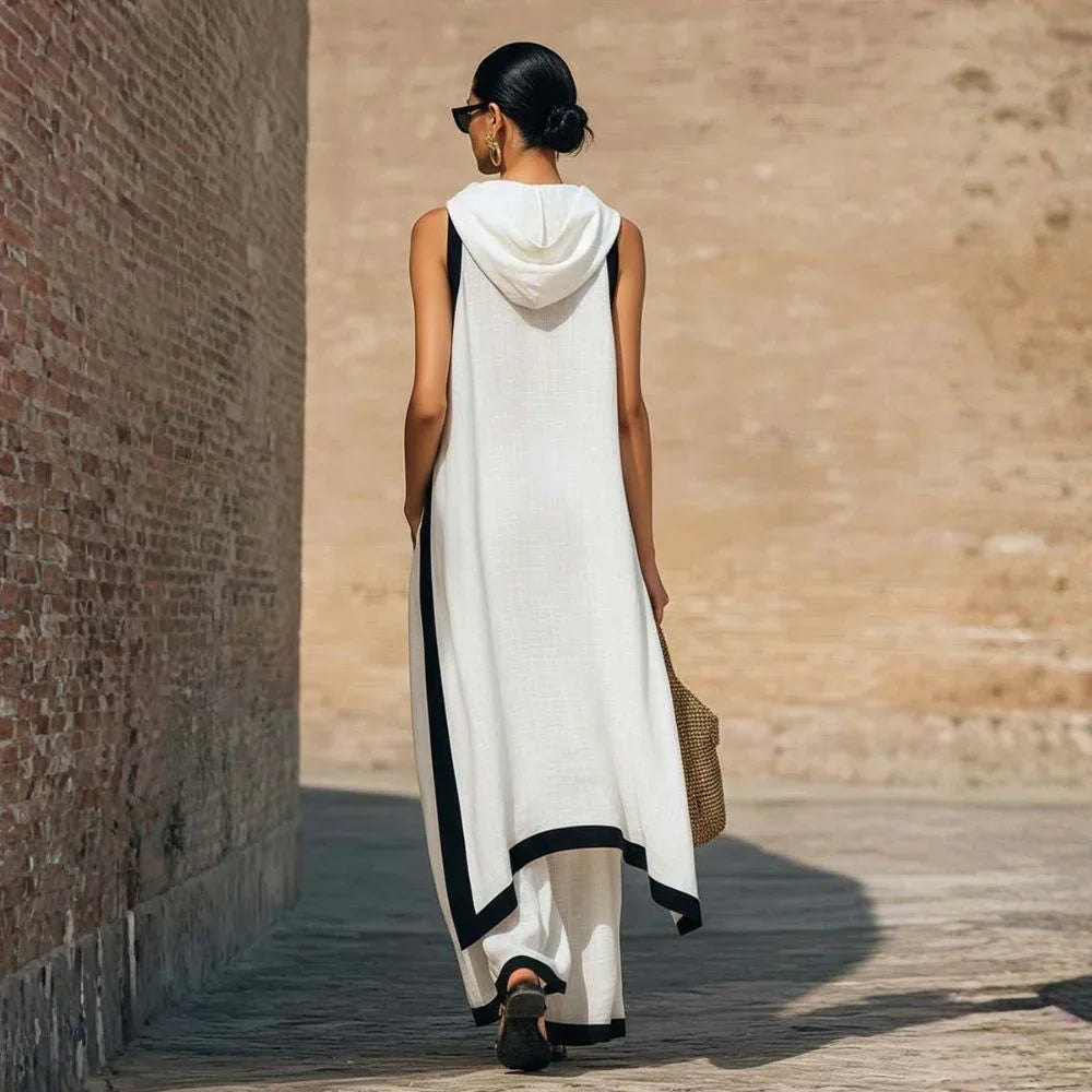Selvaggia | Completo Effetto Lino Minimalista