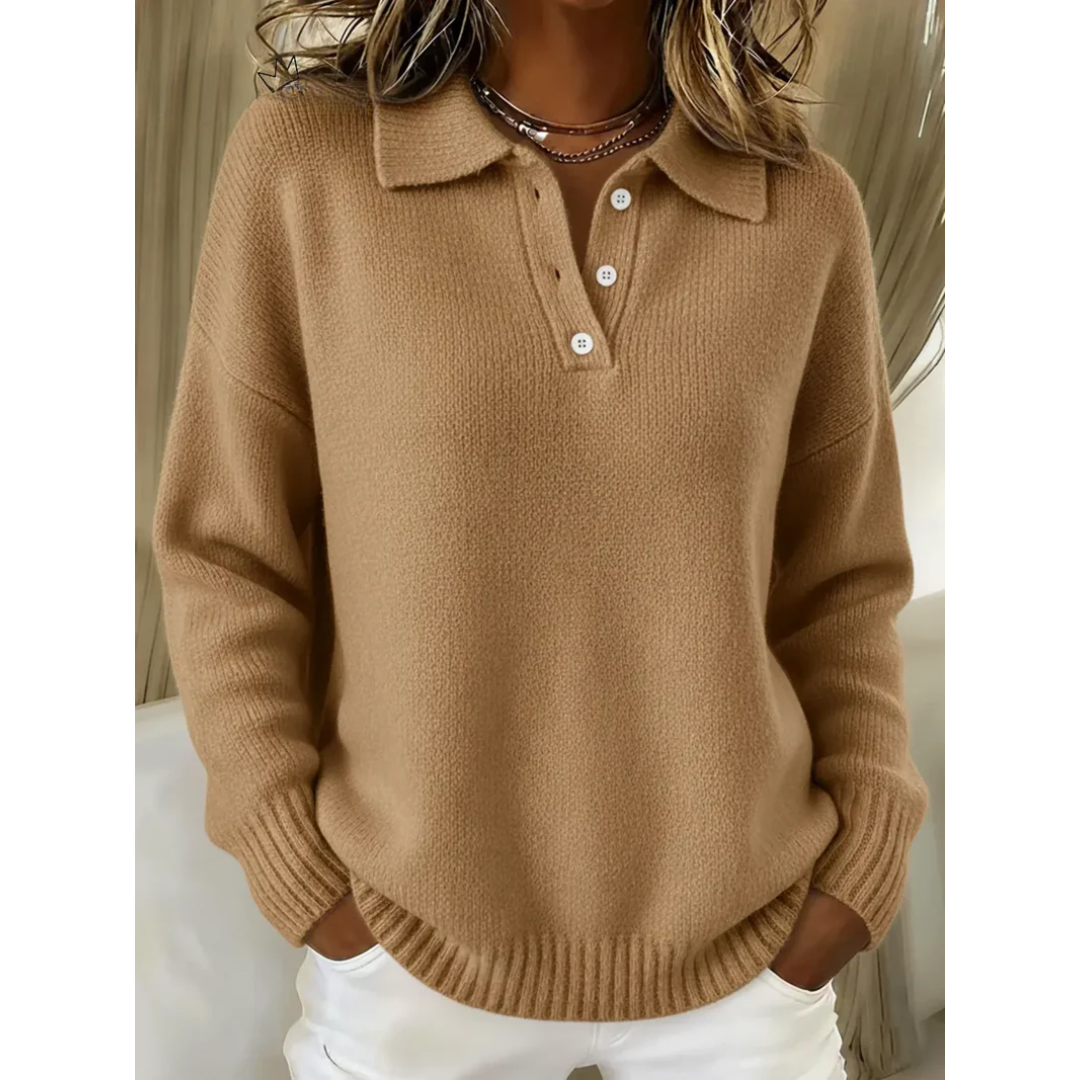 Marina | Maglione Morbido con Colletto