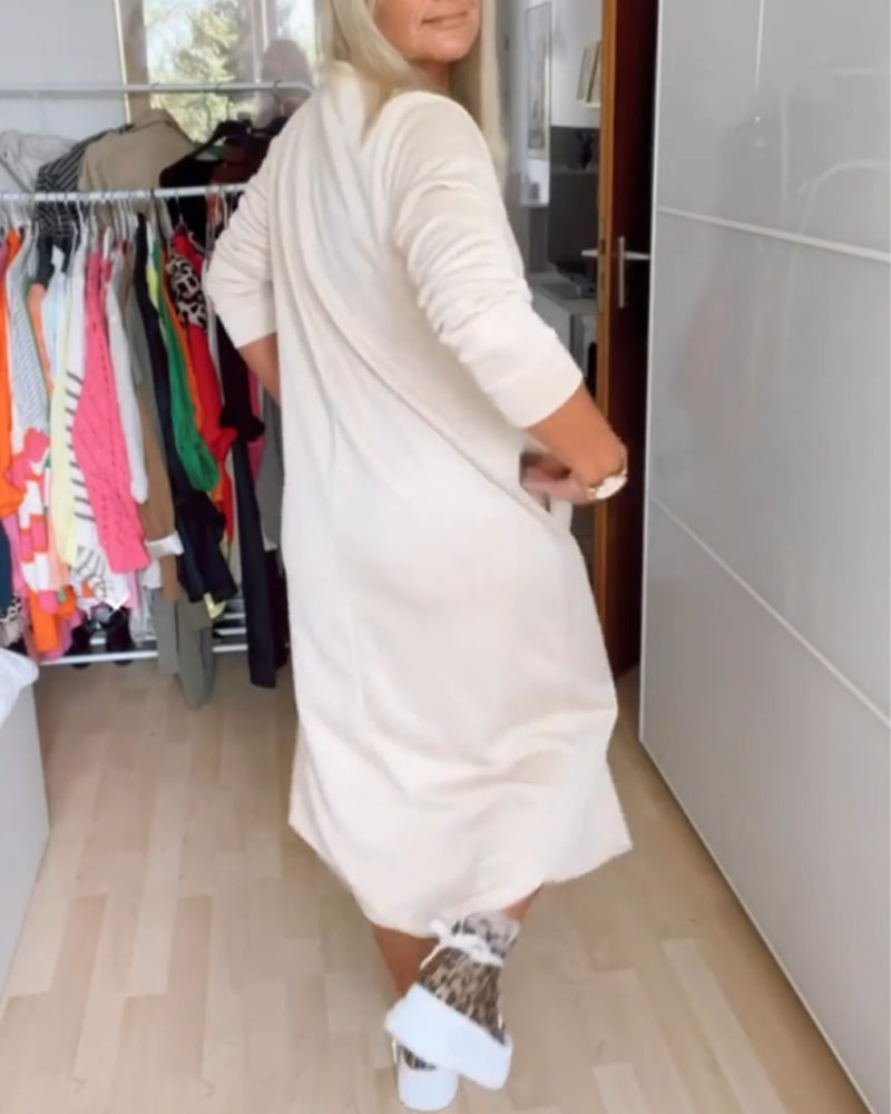 Emma | Casual Jurk met Ronde Hals