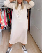 Emma | Casual Jurk met Ronde Hals