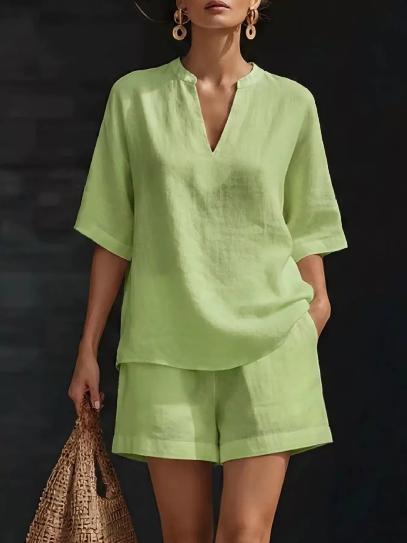 Bente | Top ha incontrato Kraag in Shortset