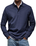 Thomas | Luxe Polo met Lange Mouwen