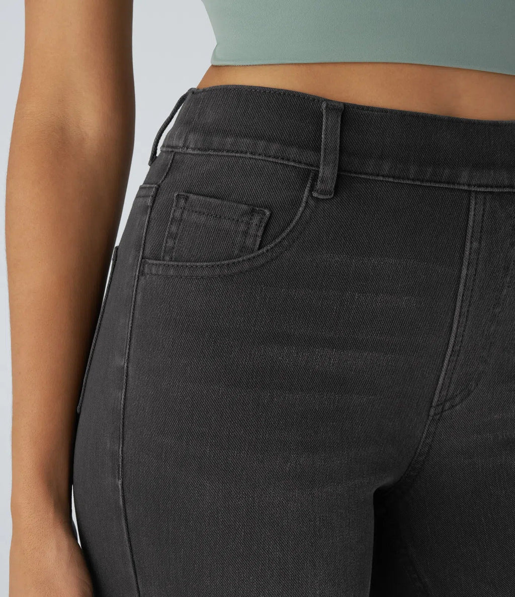 Lotte | Elastische en comfortabele broek met hoge taille