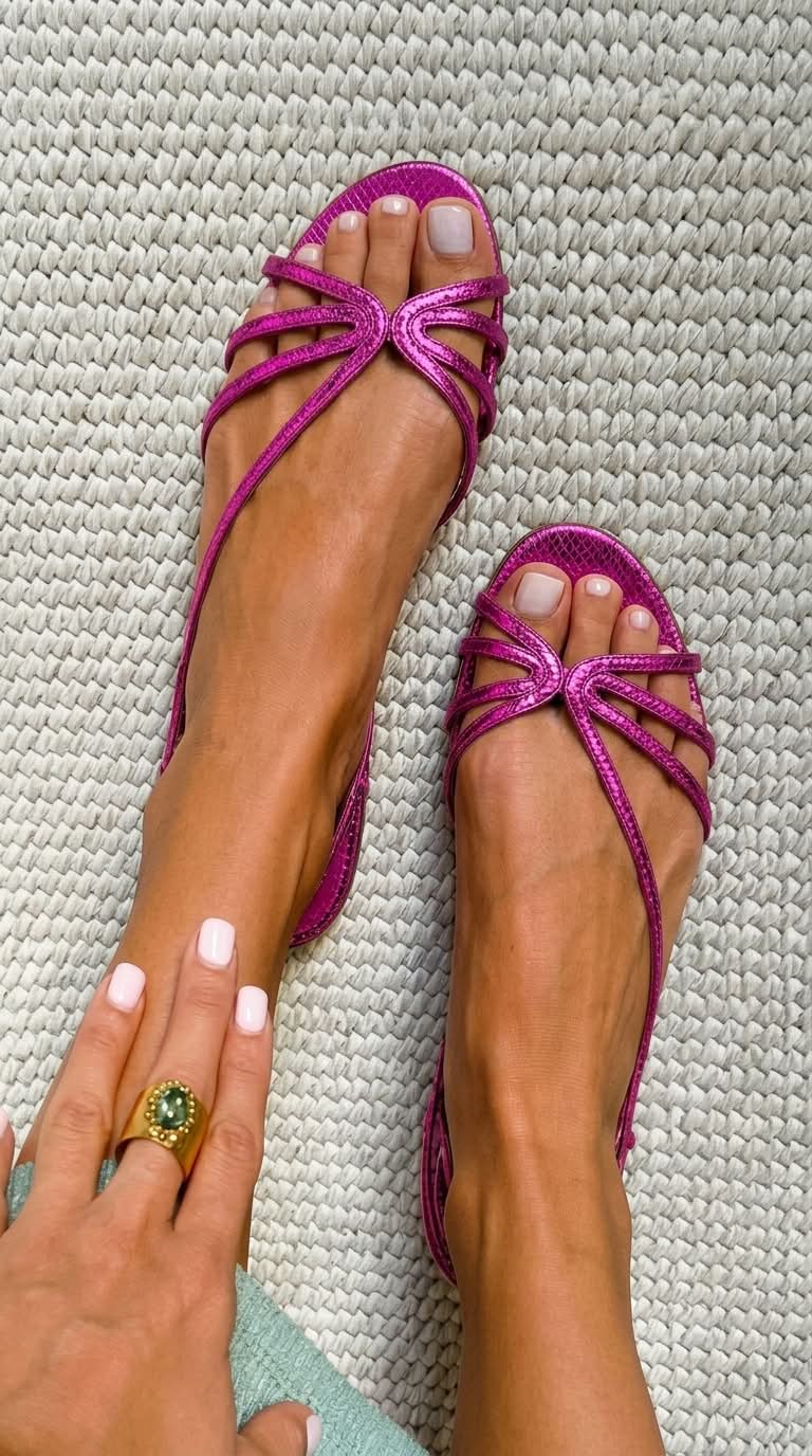 Ginevra | Gouden Elegante Zomersandalen