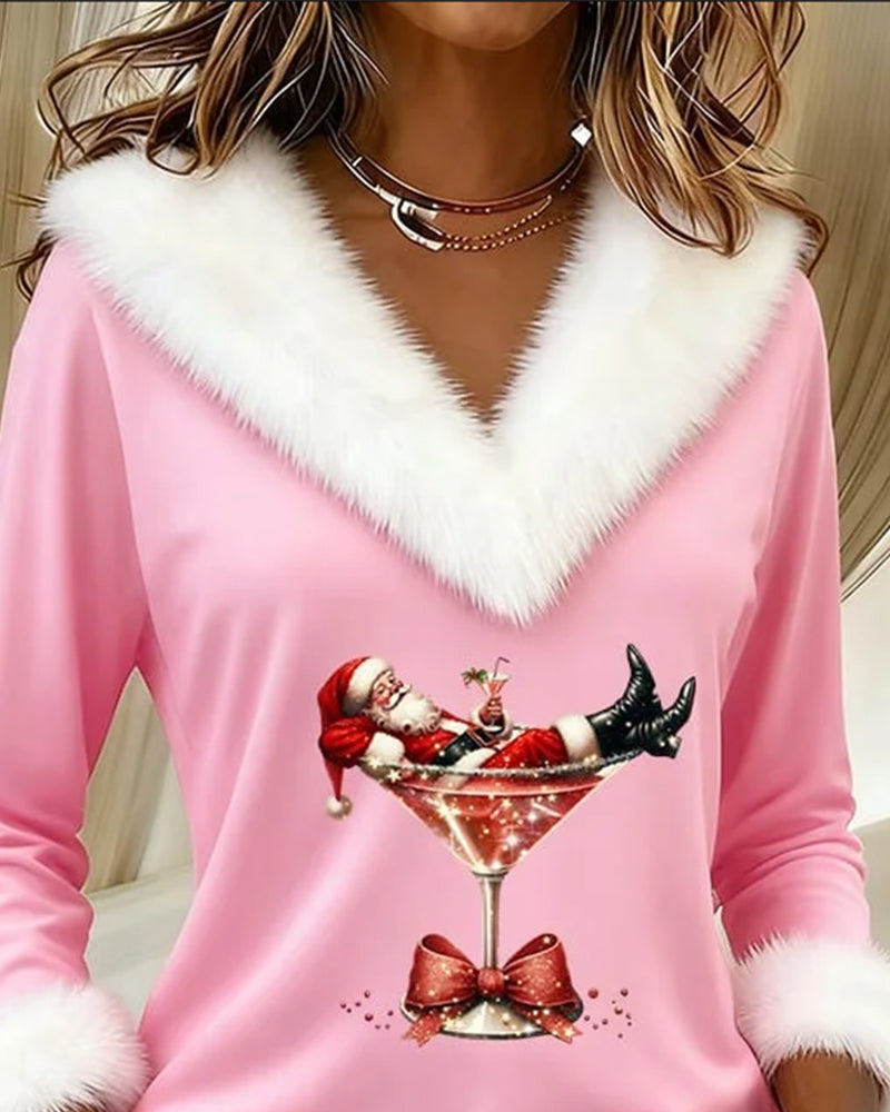 Stijlvolle Trui met Kerstprint