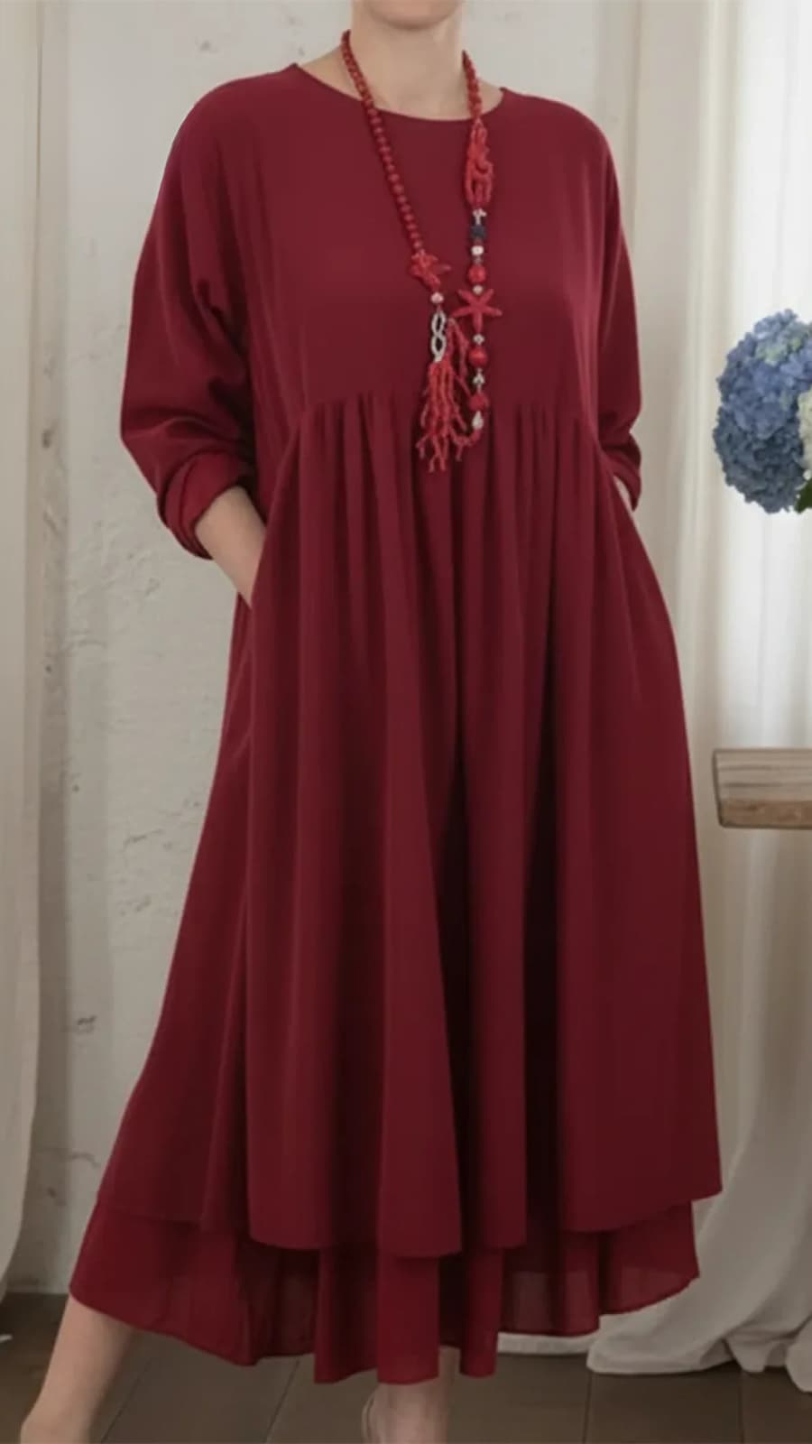 Loralya™ – Coprispalle ed eleganti maxi pantaloni