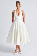 Lisa | Romantische Midi Jurk
