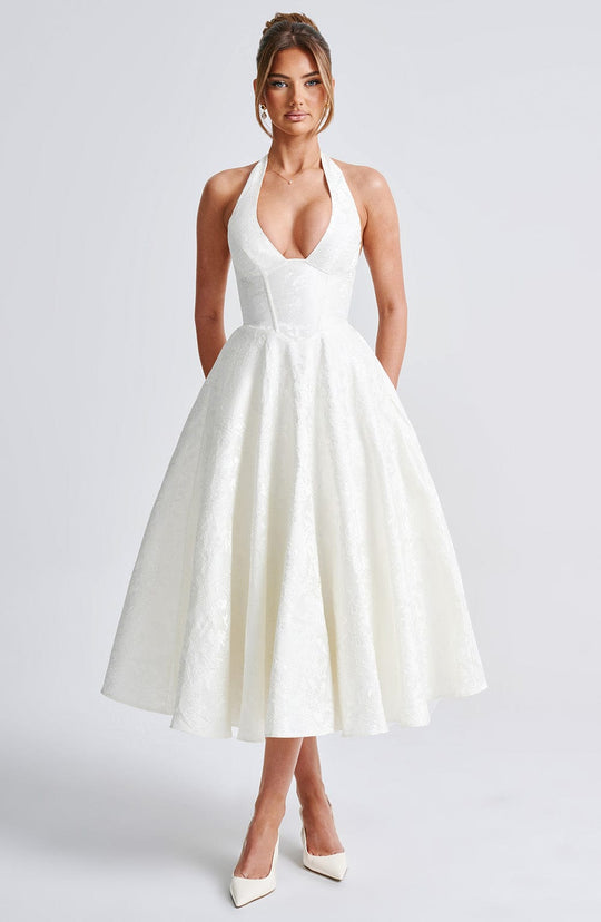 Lisa | Romantische Midi Jurk